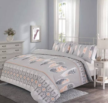 Harlay Feathers Duvet Cover Set All Sizes